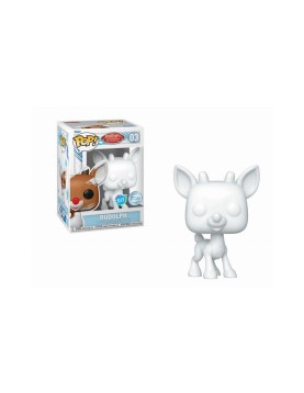 Funko Pop! Rudolph The Red-Nosed Reindeer - Rudolph (DIY) (White) (Special Edition) #03 Vinyl Figure