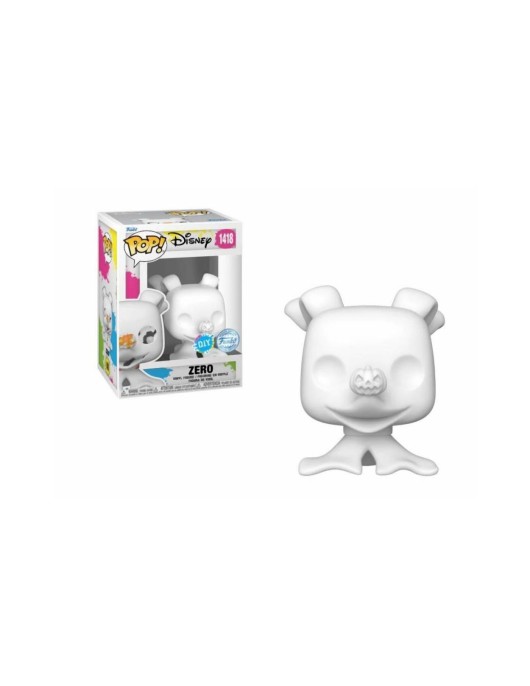 Funko Pop! Disney: The Nightmare Before Christmas - Zero (DIY) (White) (Special Edition) #1418 Vinyl Figure