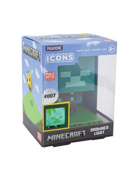 Paladone Minecraft - Drowned Zombie Icons Light (PP7999MCFV2)