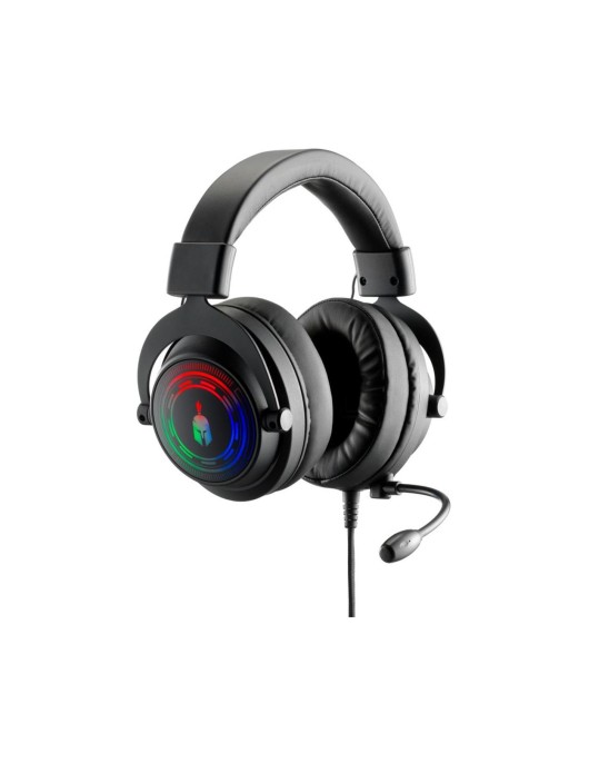 Spartan Gear - Myrmidon 3 Wired Headset (compatible with PC, playstation 4, playstation 5, xboxone, xbox series x/s, switch) (color: Black)