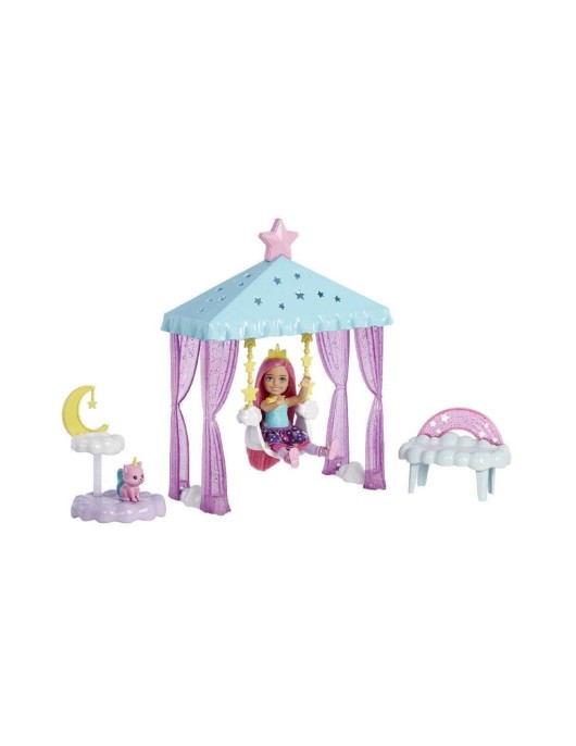 Mattel Barbie Dreamtopia: Chelsea - Chelsea Doll Nurturing Fantasy Playset (HLC27)
