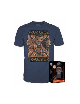 Funko Boxed Tee: Marvel Black Panther Wakanda Forever T-shirt (M)