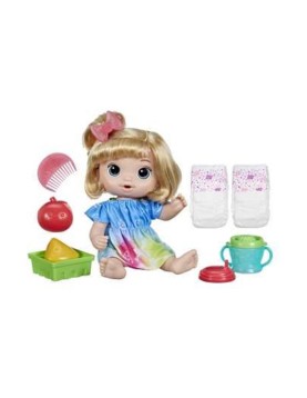 Hasbro Baby Alive: Fruity Sips Apple Blonde Hair Doll (F7356)