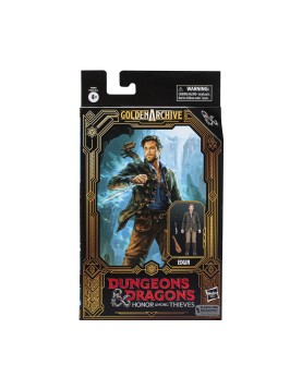 Hasbro Fans - Dungeons &amp; Dragons Honor Among Thieves: Golden Archive Action Figure - Edgin (F4865)