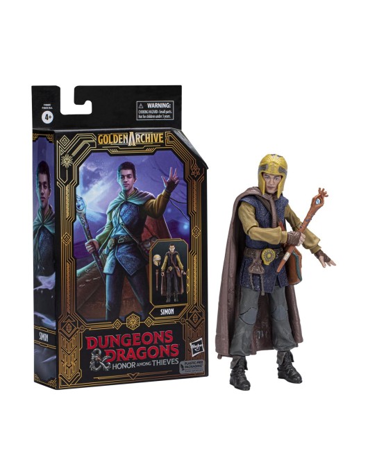 Hasbro Fans - Dungeons & Dragons Honor Among Thieves: Golden Archive Action Figure - Simon (F4869)
