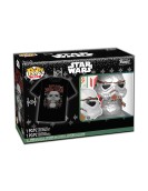 Funko Pop! Tees (Adult) Disney: Star Wars - Holiday Stormtrooper (Metallic) Vinyl Figure & T-Shirt (L)