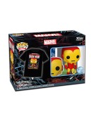 Funko Pop! Tees (Adult): Marvel - Holiday Iron Man (Glows in the Dark) Vinyl Figure & T-Shirt (XL)