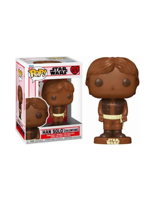 Funko Pop! Disney: Star Wars Valentine's Day 2024 - Han Solo (Valentine Chocolate) #675 Bobble-Head Vinyl Figure