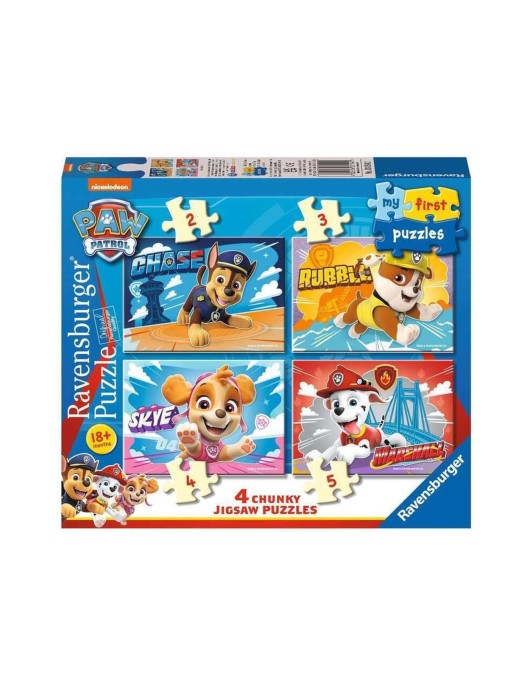 Ravensburger My First Puzzles: Paw Patrol 4 Chunky Jigsaw Puzzles (03154)
