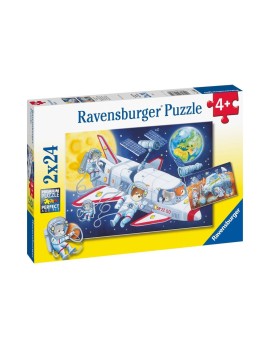 Ravensburger Puzzle: Animals in Space (2x24pcs) (05665)