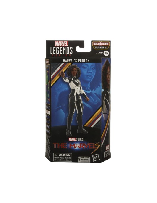 Hasbro Marvel Legends Series Build a Figure Totally Awesome Hulk: The Marvels - Marvel's Photon Action Figure (15cm) (Excl.) (F3681)