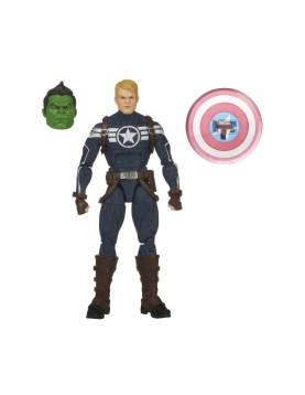 Hasbro Marvel Legends Series Build a Figure Totally Awesome Hulk: Commander Rogers Action Figure (15cm) (Excl.) (F3685)