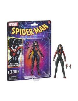 Hasbro Fans Marvel Legends Series: Spider-Man - Jessica Drew Spider-Woman Action Figure (15cm) (F6569)