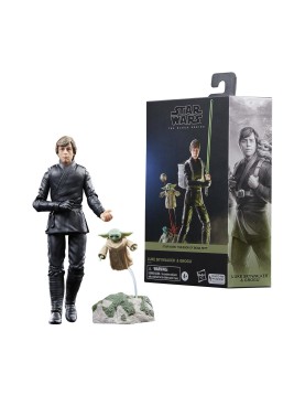 Hasbro Fans Disney Star Wars The Black Series: The Book of Boba Fett - Luke Skywalker &amp; Grogu Action Figure (15cm) (Excl.) (F7008)
