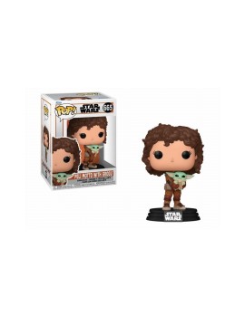 Funko Pop! Disney Star Wars: The Mandalorian - Peli Motto with Grogu #665 Bobble-Head Vinyl Figure