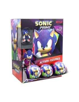 P.M.I. Sonic Prime Capsule Articulated - 1 Pack (S1) Action Figure (7.5cm) (Random) (SON6008)