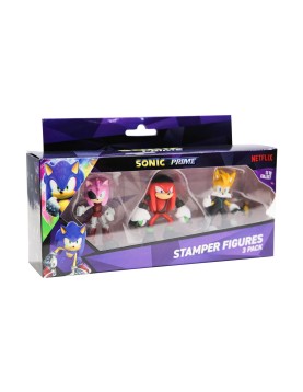 P.M.I. Sonic Prime - 3 Pack (S1) Stamper Figures (Random) (SON5021)