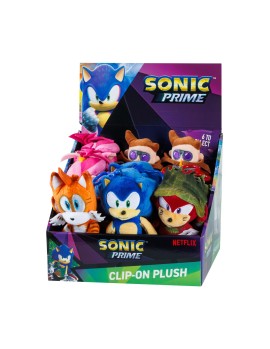 P.M.I. Sonic Prime Clip On Plush Character (15cm) (S1) (Random) (SON7004)