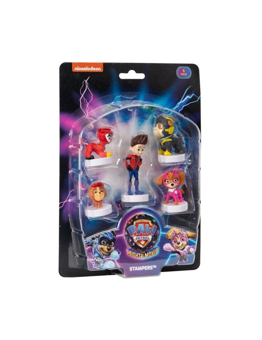 P.M.I. Paw Patrol: The Mighty Movie - Stampers 5 Pack (S2) (Random) (PAWM5240)