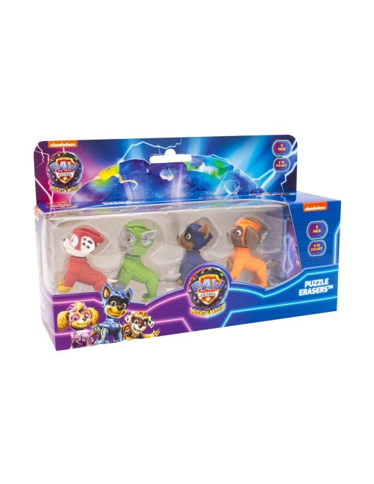 P.M.I. Paw Patrol: The Mighty Movie - Puzzle Erasers 5 Pack Figures (5cm) (Random) (PAWM1240)