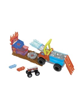 Mattel Hot Wheels: Monster Trucks Arena Smashers Color Shifters - 5-Alarm Rescue (HPN73)