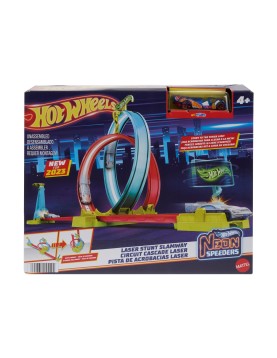 Mattel Hot Wheels Neon Speeders - Laser Stunt Slamway (HPC05)