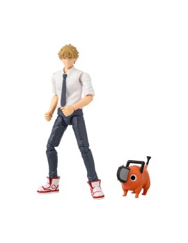 Bandai Anime Heroes: Chainsaw Man - Denji &amp; Pochita Action Figure (37027)