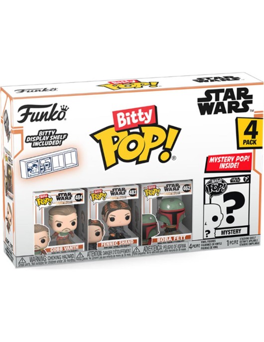 Funko Bitty Pop! 4-Pack Star Wars: The Mandalorian - Cobb Vanth Vinyl Figures