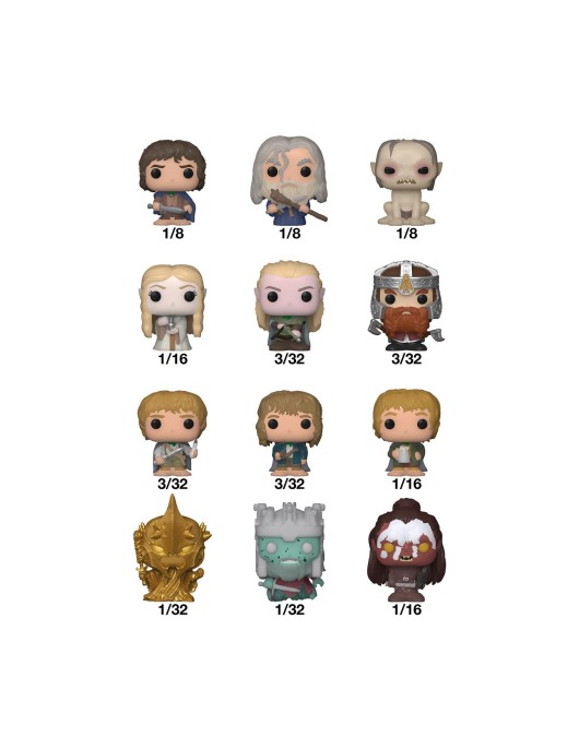 Funko Bitty Pop! Singles: The Lord of the Rings (Blind Bag/Random) Vinyl Figures