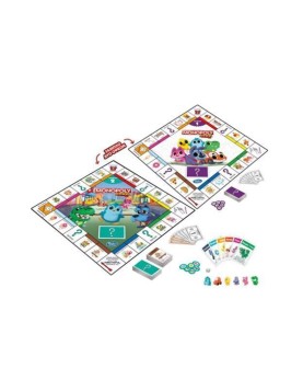 Hasbro Monopoly Επιτραπέζιο - Junior 2 Παιχνίδια σε 1 (F8562)