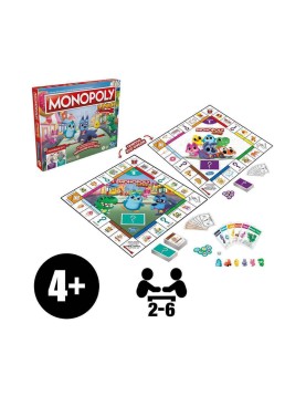 Hasbro Monopoly Επιτραπέζιο - Junior 2 Παιχνίδια σε 1 (F8562)