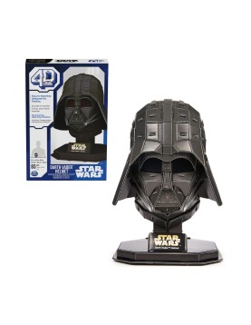 Spin Master Disney: Star Wars 4D Build - Darth Vader Helmet 3D Cardstock Puzzle Model Kit (6069821)