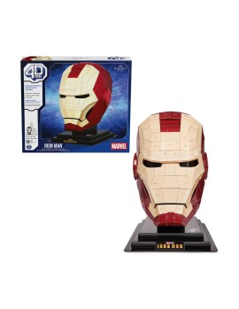 Spin Master Marvel The Infinity Saga 4D Build - Iron Man Helmet 3D Puzzle Model Kit (6069819)