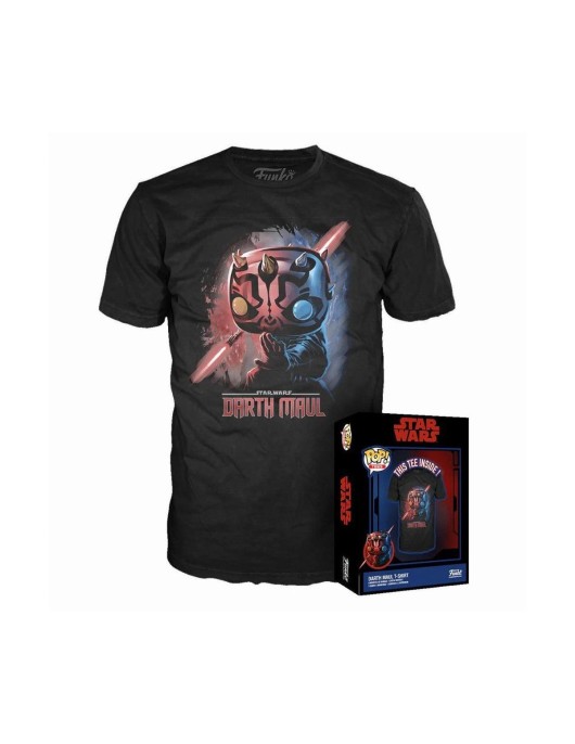 Funko Boxed Tee: Star Wars EP1 - Darth Maul T-Shirt (S)