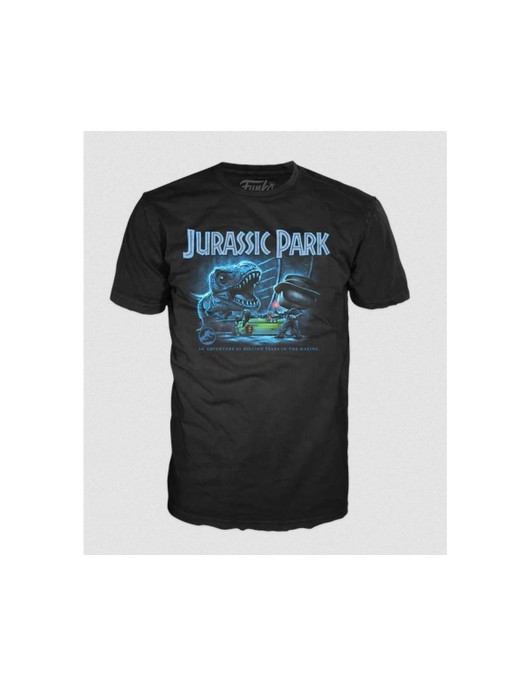 Funko Pop! Tee: Jurassic Park - T-Rex with Jeep (M)