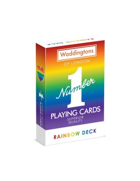 Winning Moves: Waddingtons No.1 - Rainbow Playing Cards (WM00756-EN1)