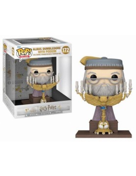 Funko Pop! Deluxe: Harry Potter Prisoner of Azkaban - Albus Dumbledore with Podium #172 Vinyl Figure
