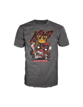 Funko Pop! Tee (Adult): Deadpool - King Deadpool T-Shirt (L)