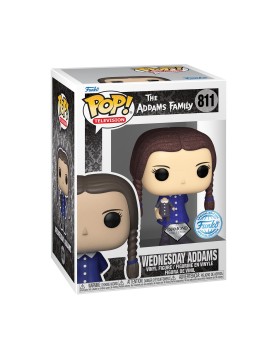 Funko Pop! Television: The Addams Family - Wednesday Addams (Diamond Glitter) (Black) (Special Edition) #811 Vinyl Figure