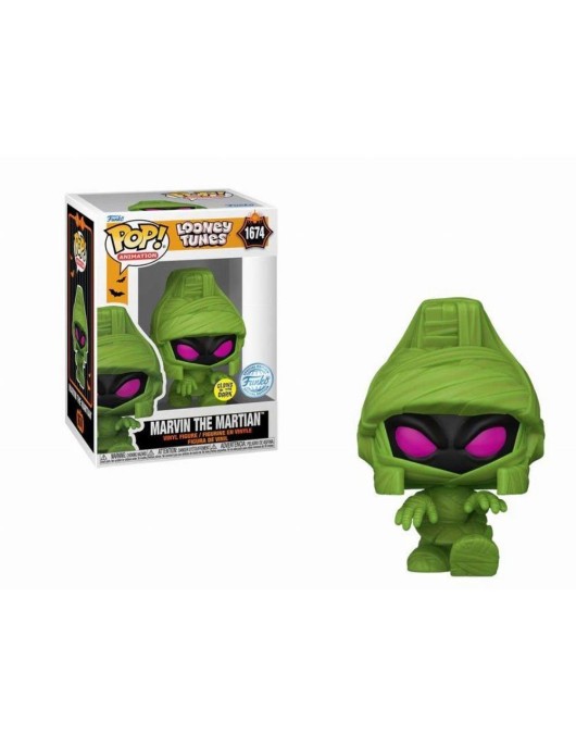 Funko Pop! Animation: Looney Tunes - Marvin the Martian (Mummy​) (Glows in the Dark) (Special Edition) #1674 Vinyl Figure