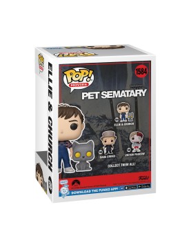 Funko Pop! Movies: Pet Sematary - Ellie &amp; Church #1584 Vinyl Figure