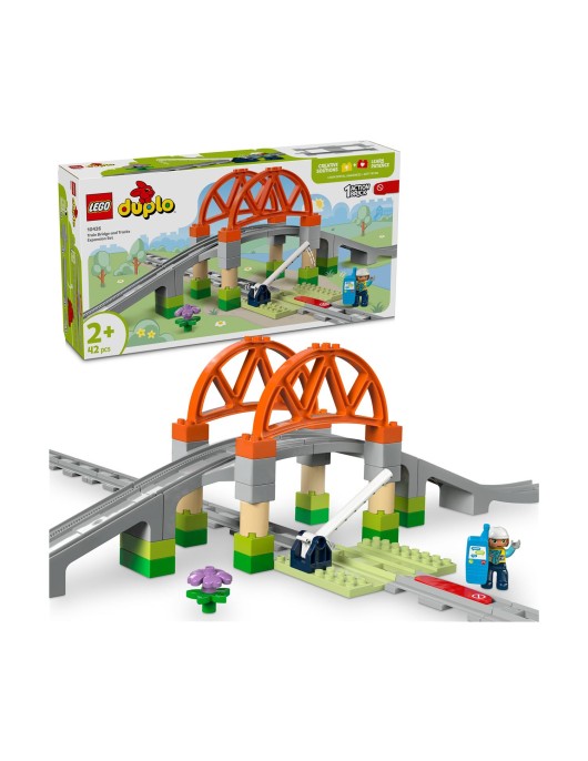 LEGO® DUPLO® Town: Train Bridge and Tracks Expansion Set (10426)