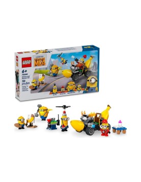 LEGO® Despicable Me: 4 Minions and Banana Car (75580)