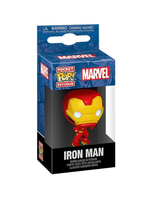 Funko Pocket Pop!: Marvel - Iron Man (New Classics) Bobble-Head Vinyl Figure Keychain Funko Pocket Pop!: Marvel - Iron Man (New Classics) Bobble-Head Vinyl Figure Keychain
