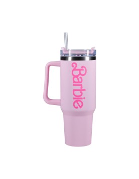 Paladone: Barbie XL Multiway Insulated Travel Mug with Straw (1200ml) (PP13760BR)