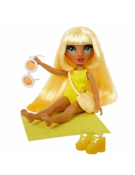 MGA Rainbow High: Swim &amp; Style Fashion - Sunny Madison (Yellow) Doll (507284-EUC)