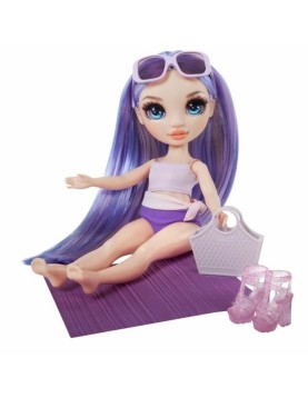 MGA Rainbow High: Swim &amp; Style Fashion - Violet Willow (Purple) Doll (507314-EUC)
