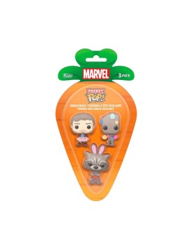 Funko 3-Pack Carrot Pocket Pop!: Guardians of the Galaxy Vinyl Figures