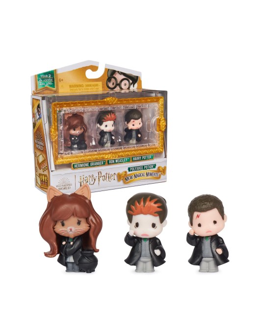Spin Master: Harry Potter - Hermione Granger / Ron Wisley / Harry Potter 3Pack Mini Figure (6068608)