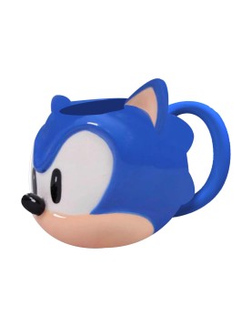 Stor: Sonic the Hedgehog - Head 3D Mug In Gift Box (350ml) (78896)